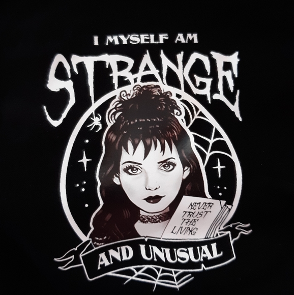 Candie's Tops - Lydia Deets strange and unusual black goth gothic button up by Candies